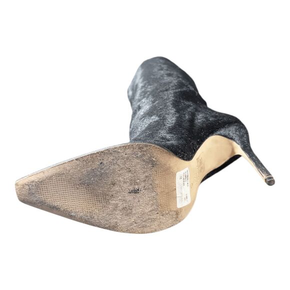 SCHUTZ Maryana Welt Wild Genuine Calf Hair Stiletto Boot SIze 9.5M - Picture 9 of 9